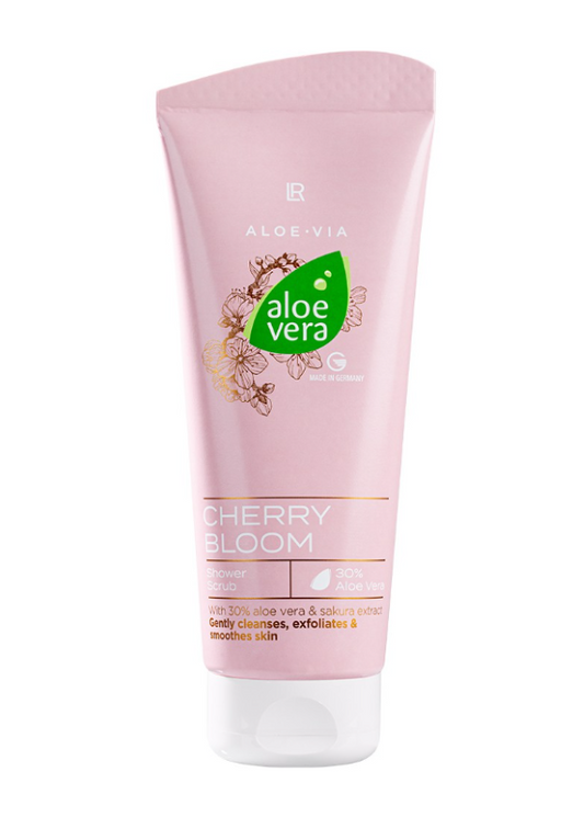 Aloe Via Cherry Bloom Shower Scrub