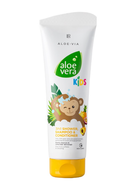 Aloe Via Kids 3in1 Shower Gel, Shampoo & Conditioner