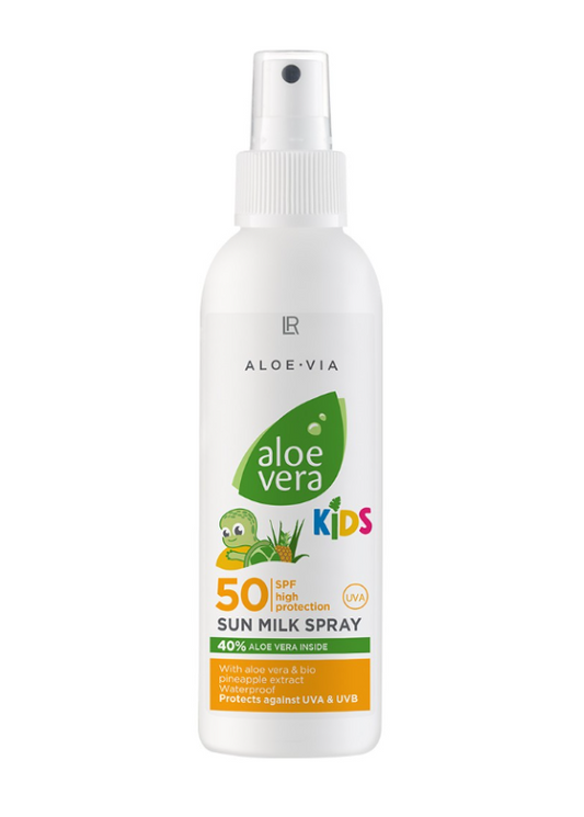 Aloe Via Children's Sun Milk Spray SPF 50