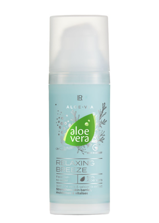Aloe Via Relaxing Breeze Face Gel To Water